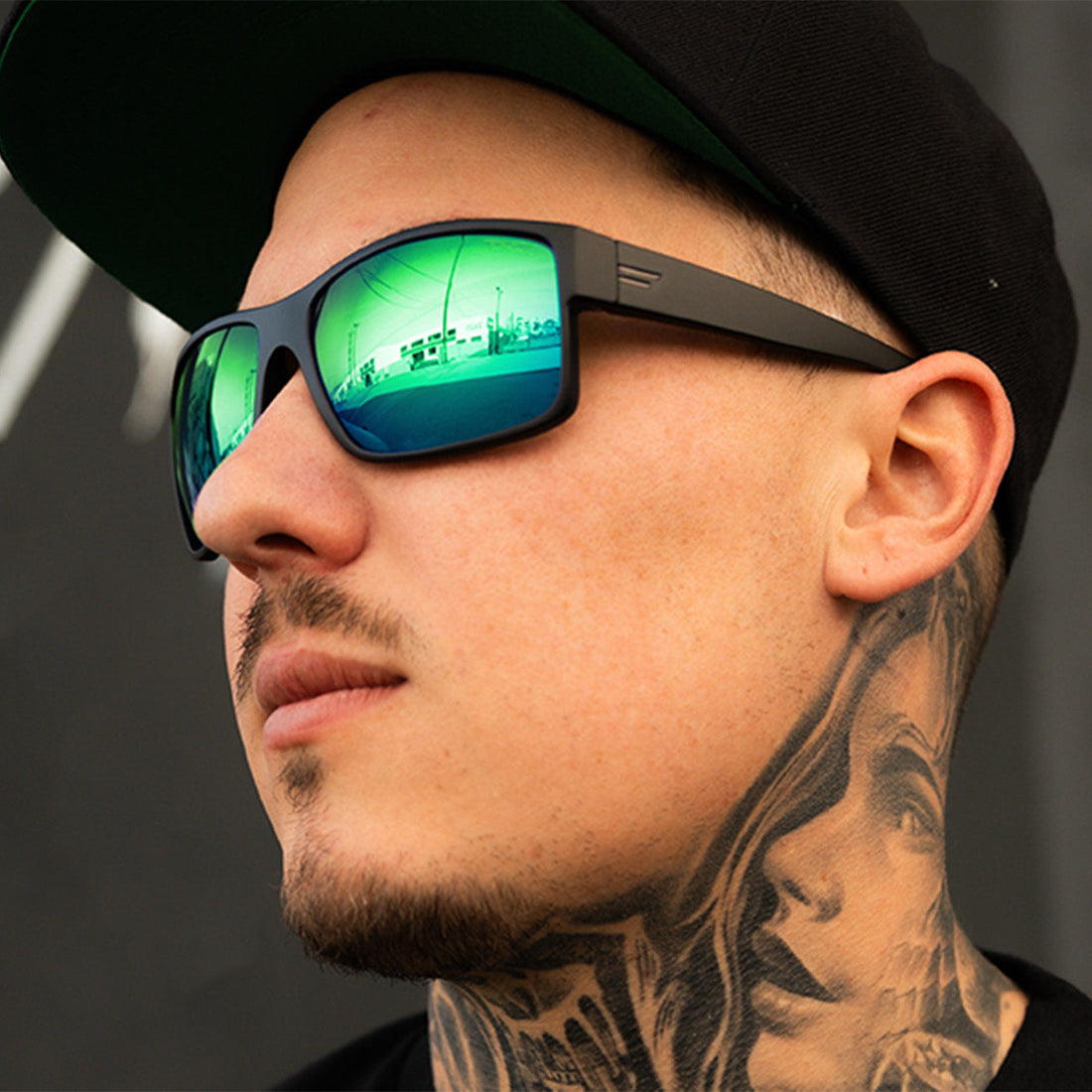 Mojave Green Mirrored Polarized Sunglasses for Outdoor Adventure