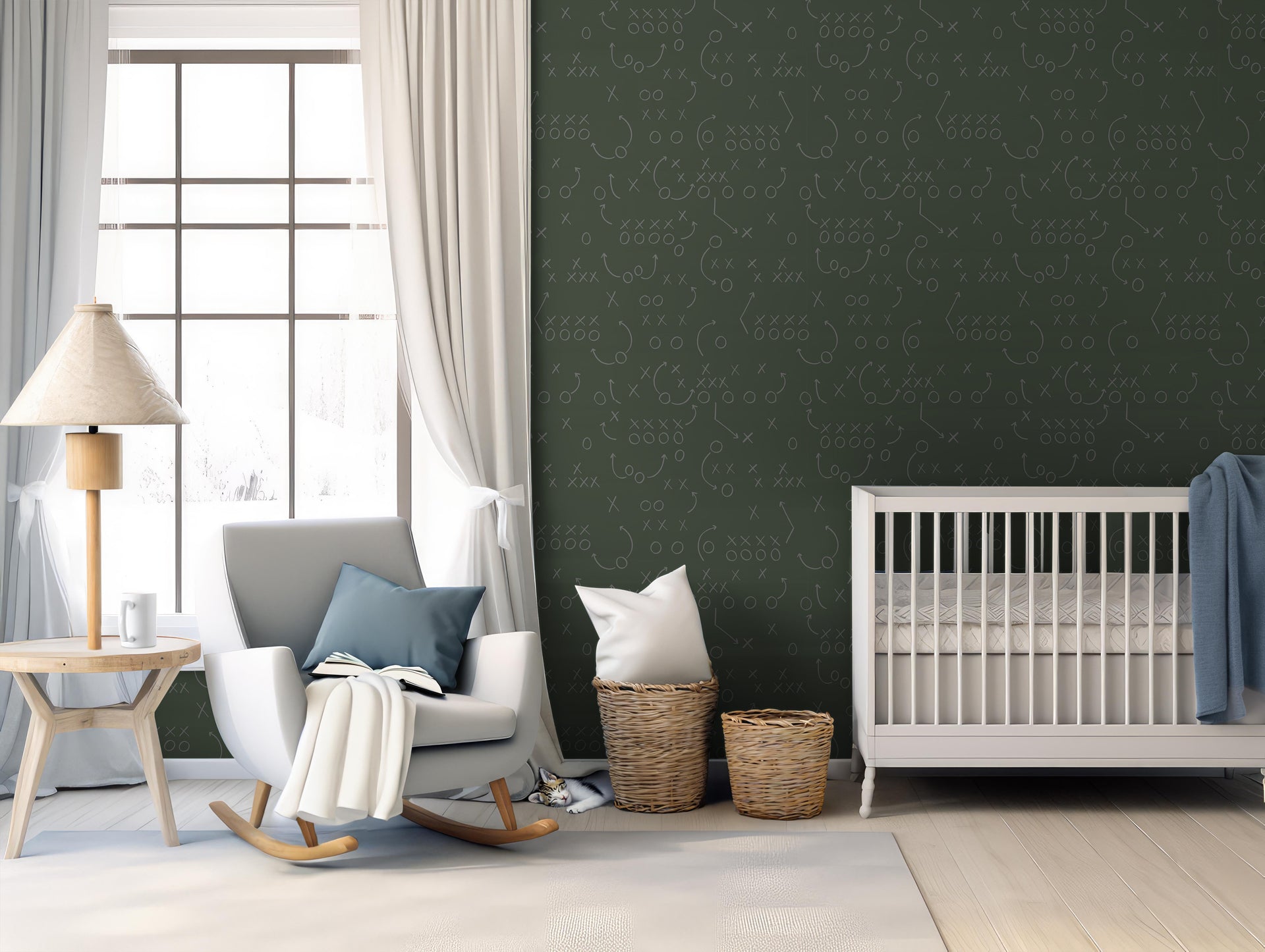 Reid Removable Peel and Stick Wallpaper by Hailey Kiefer