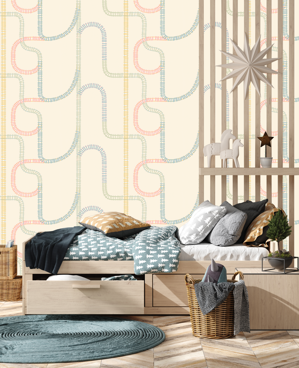 Danny Removable Peel and Stick Wallpaper for Rental Decor