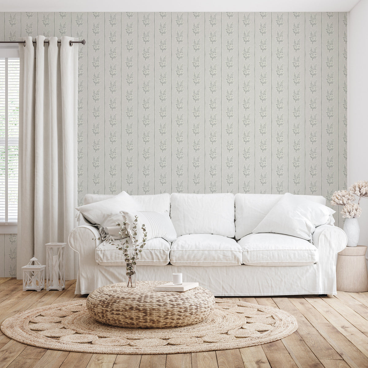 Lupine Wallpaper by Caroline Rausch Design