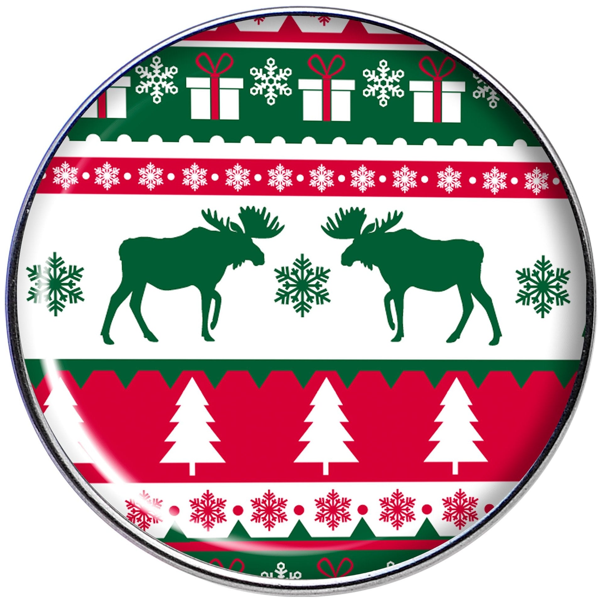 16G 1/4 Ugly Christmas Sweater Tragus Cartilage Earring