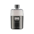 3 oz bottle of modern woody and citrus men's fragrance in grey and silver packaging
