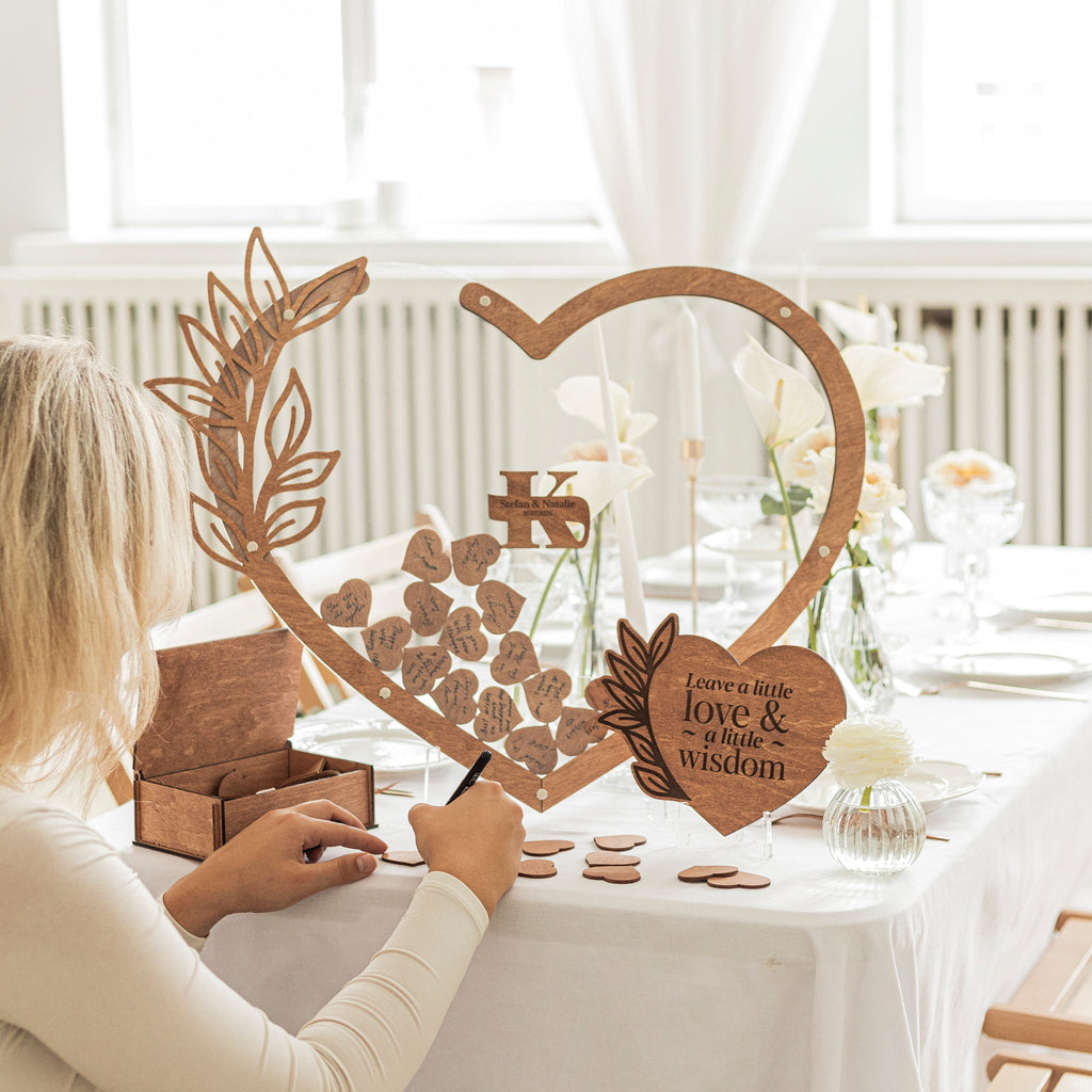 Memory Sign Acrylic Heart Wedding Memorial Decor