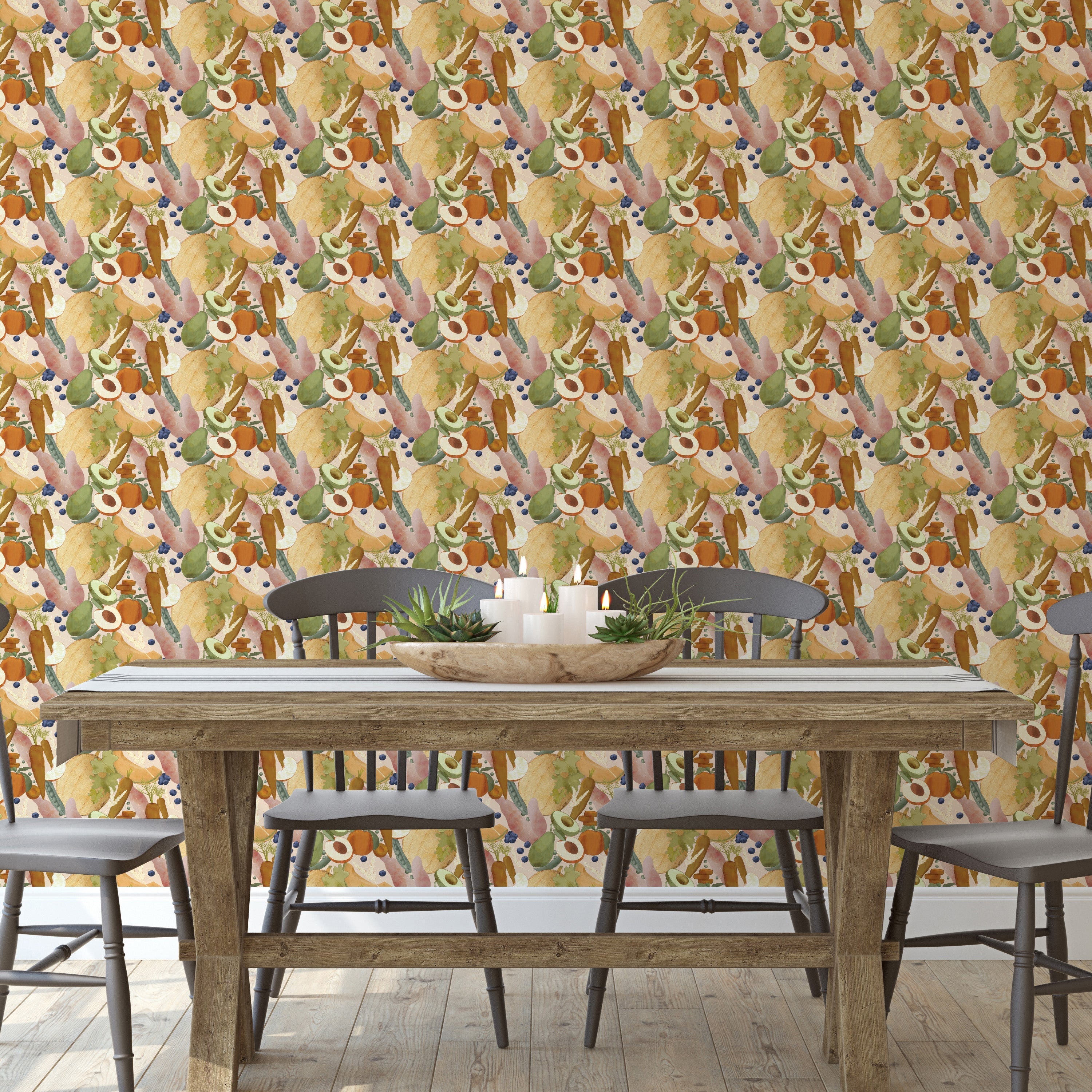 Gusteau Removable Peel and Stick Wallpaper for Modern Home Decor