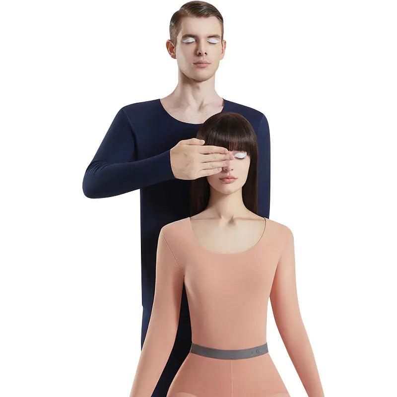 Seamless Thermal Underwear Set for Couples (Winter)