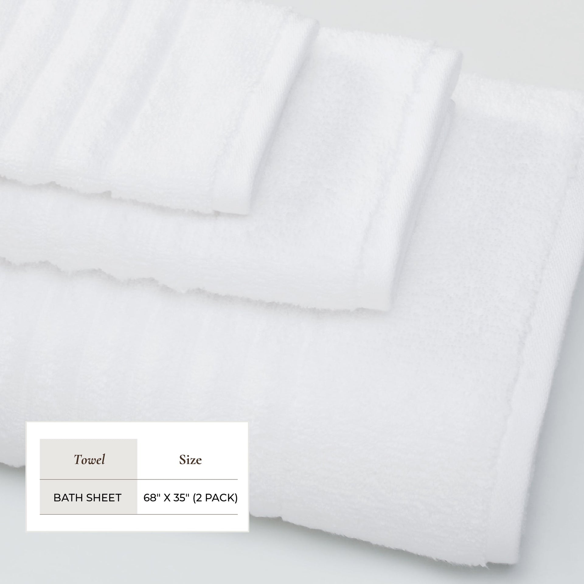 Luxury Combed Cotton Bath Towel Set - Karina Collection