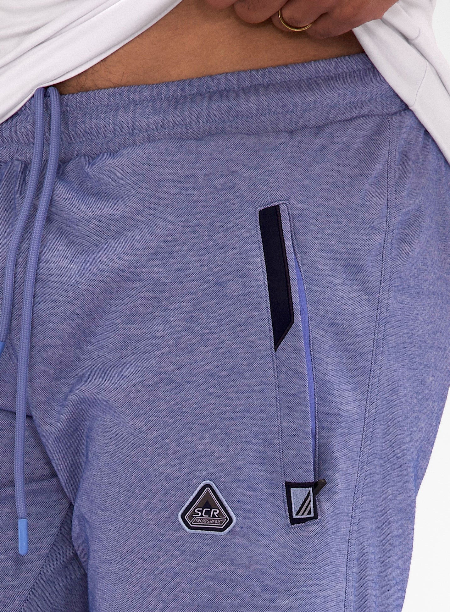 Urban Stride Men's Tall Fit Shorts in Blue - Image 4
