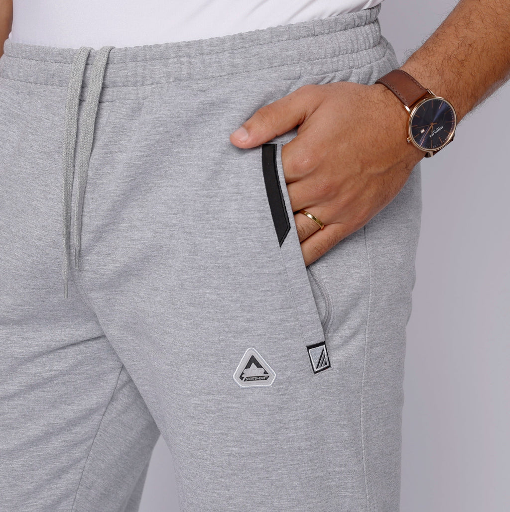 Men's Athletic Straight Fit Sweatpants in Grey - Image 15