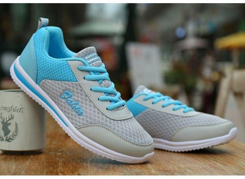 Women's Lightweight Breathable Mesh Sneakers for Walking and Running
