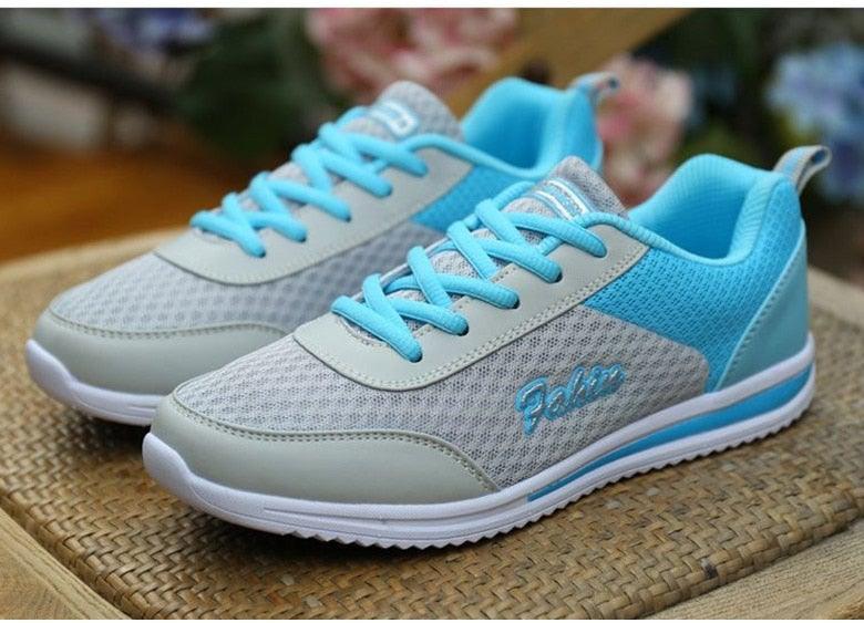Women's Lightweight Breathable Mesh Sneakers for Walking and Running