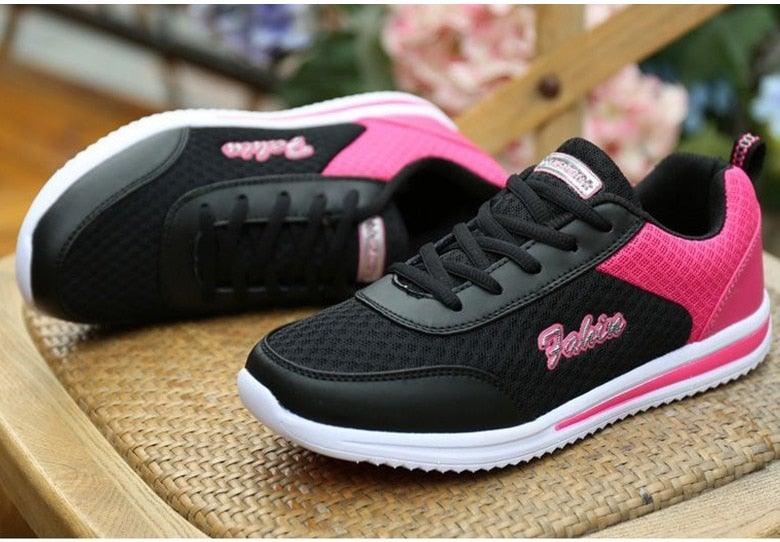 Women's Lightweight Breathable Mesh Sneakers for Walking and Running