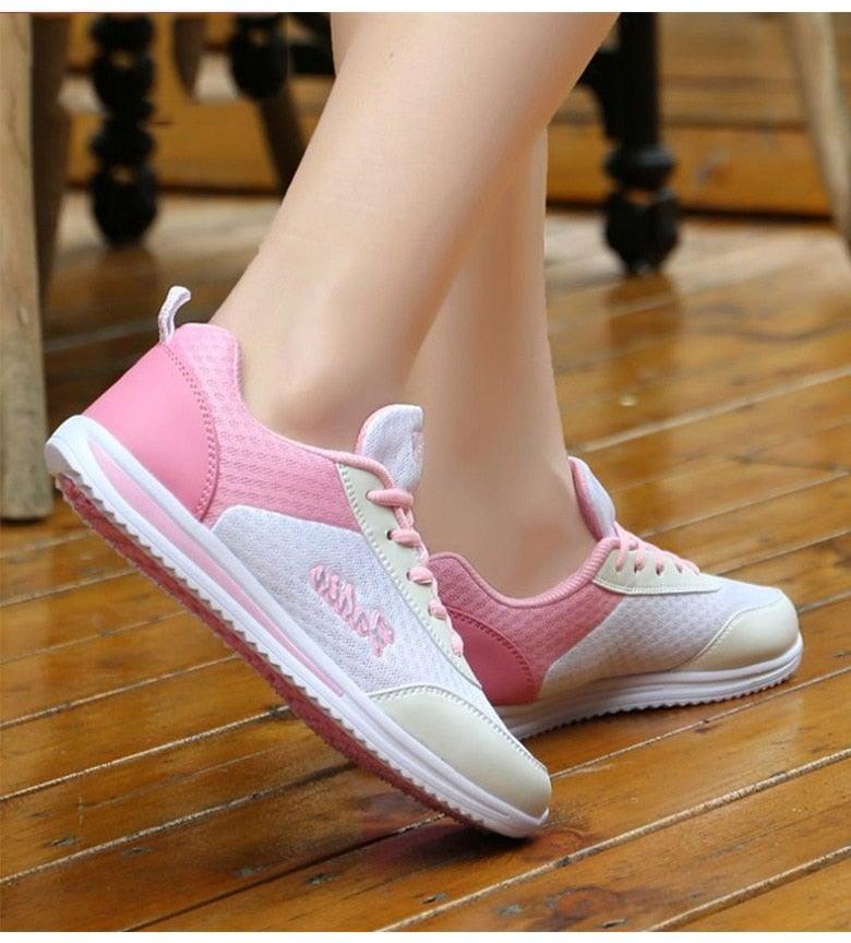 Women's Lightweight Breathable Mesh Sneakers for Walking and Running