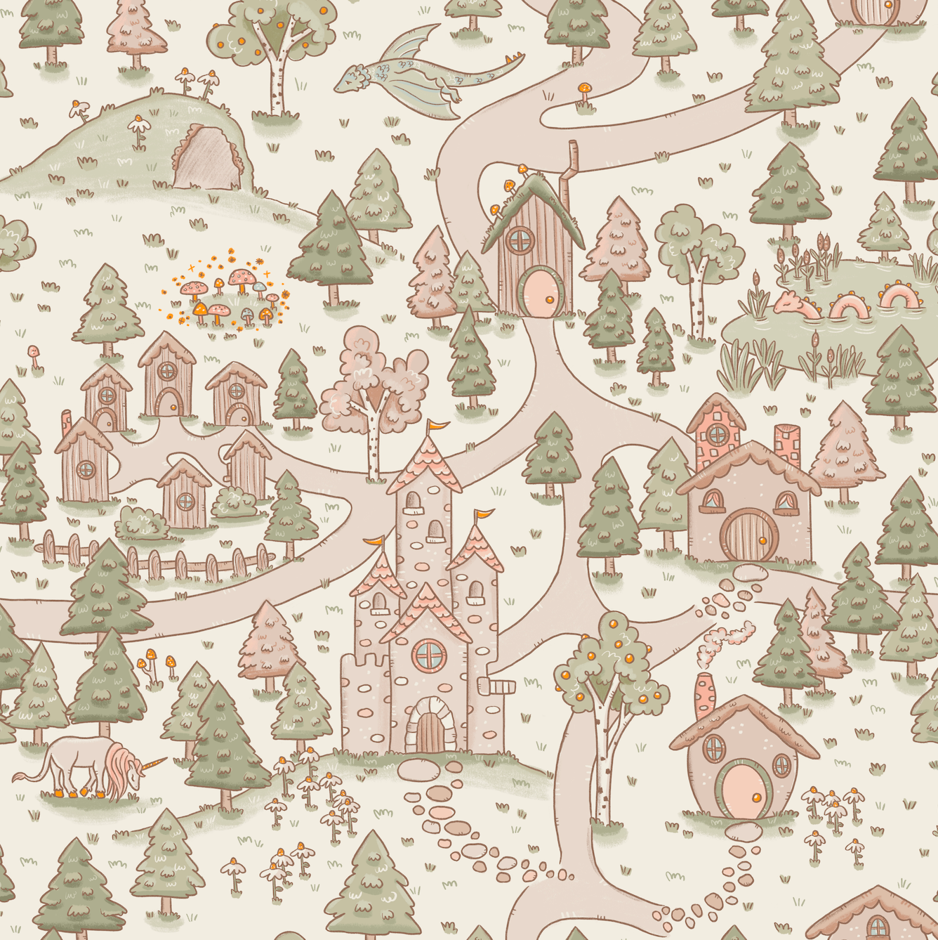 Adelina Peel and Stick Removable Wallpaper by Tylee Hansen
