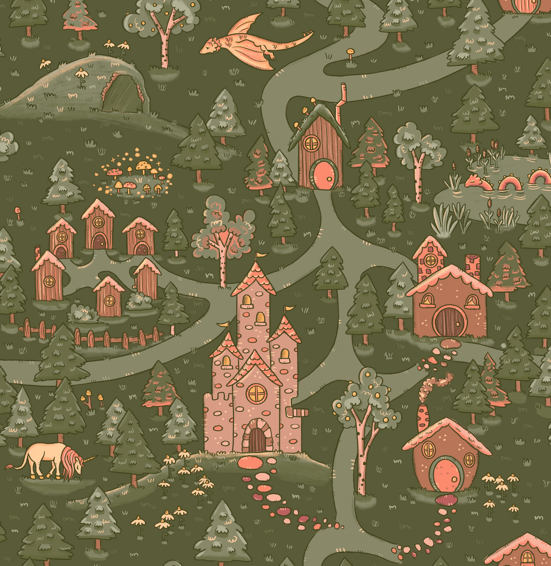 Adelina Peel and Stick Removable Wallpaper by Tylee Hansen