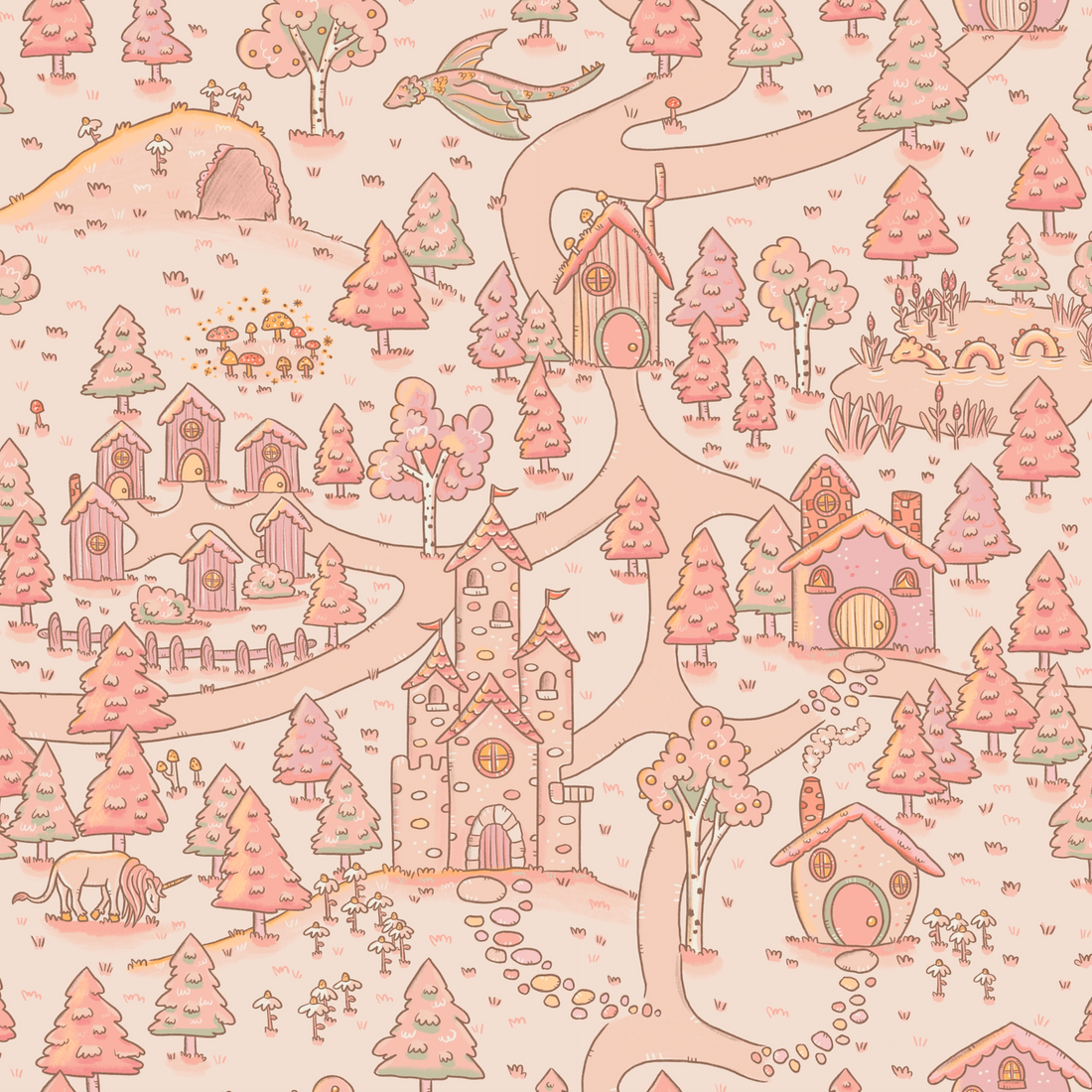 Adelina Peel and Stick Removable Wallpaper by Tylee Hansen