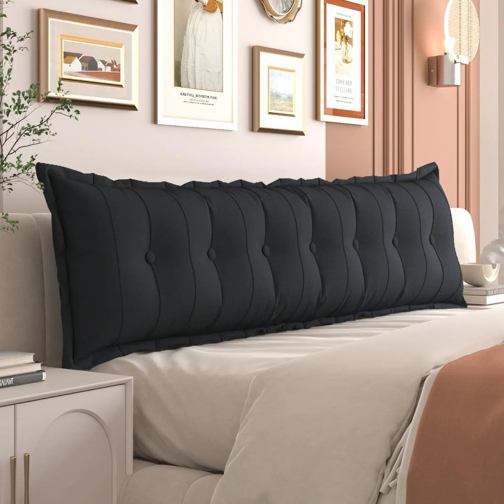 Daneey Large Headboard Pillow King Soft Daybed Pillows Bolster for Bed Back Pillow for Sitting in Bed Long Pillow for Bed Reading Pillow Adult Couch Sofa Backrest Removable Cover