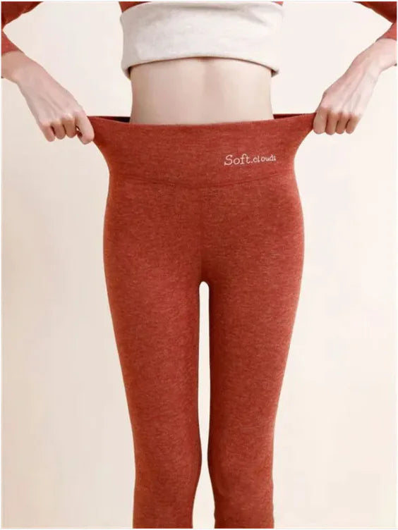 Fleece-lined High Waist Hip Lift Leggings