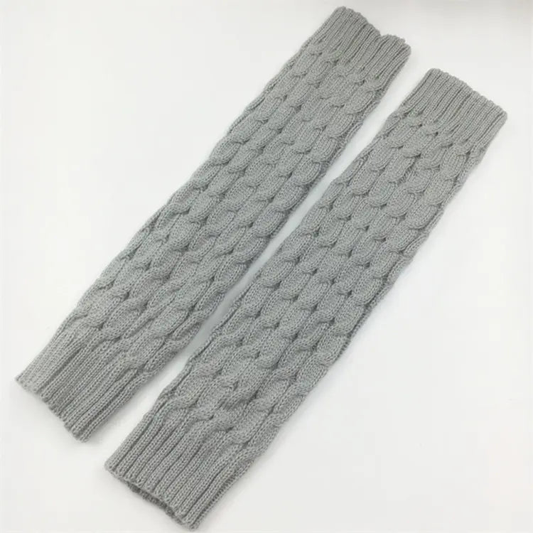 Winter Women's Knitted Knee-High Boot Sock Set