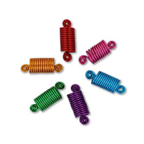 Set of three assorted hair coil twists for textured styling and volume