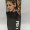 12-inch blonde stretch pony hair extension for glamorous hair styling