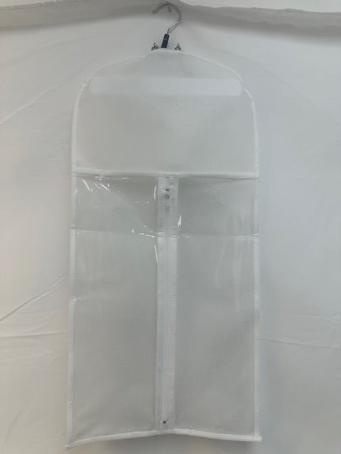 Premium white hair extensions carrier suitcase bag for travel and storage