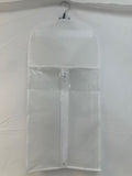 Premium white hair extensions carrier suitcase bag for travel and storage
