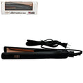Professional chrome plated hair straightener with 12x2.5 cm plates for sleek and shiny hair styling