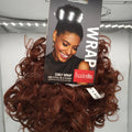 Hairdo Coily Wrap hair attachment in R33/31 Spice auburn and copper shades