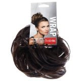 Dark brown hair highlight wrap accessory for natural-looking color enhancement