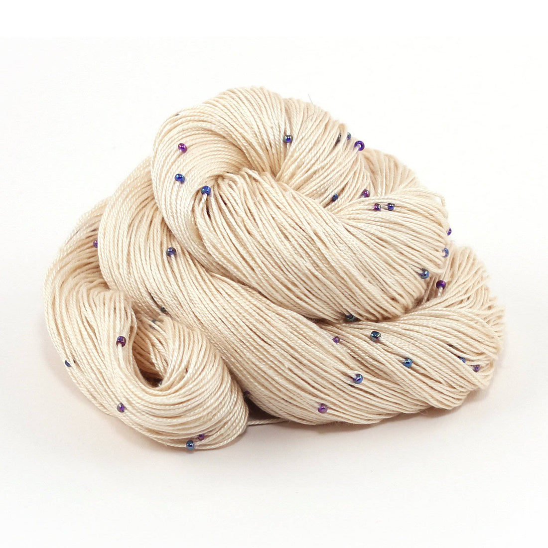 Hand Beaded Silk Shawl Knitting Kit
