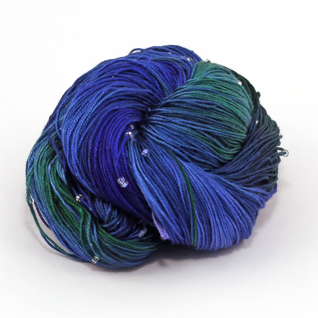 Hand Beaded Silk Shawl Knitting Kit