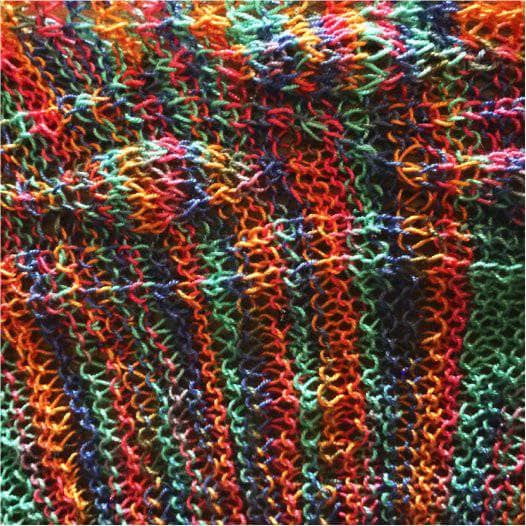 Hand Beaded Silk Shawl Knit Pattern for Bohemian Style