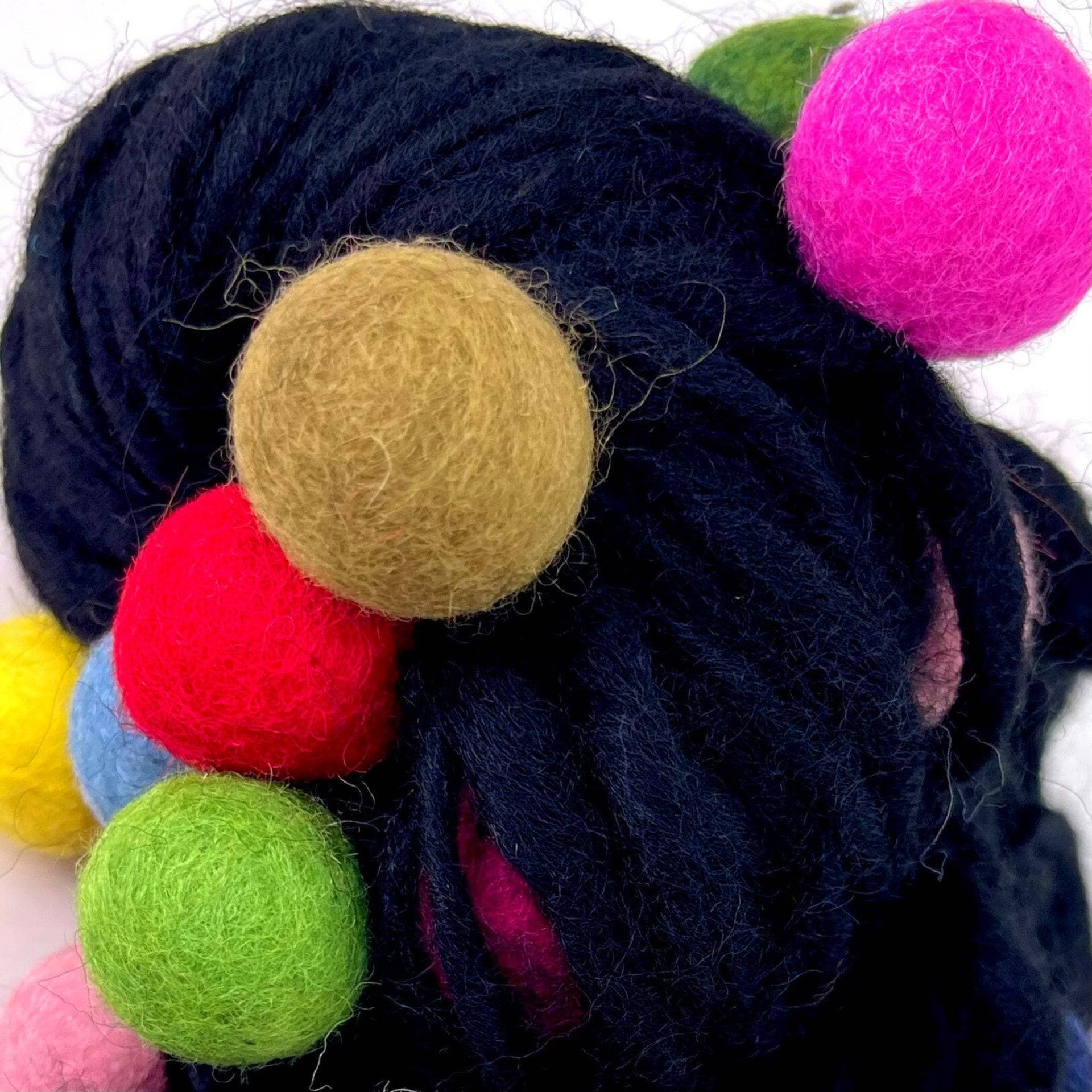 Handmade Thick and Thin New Zealand Wool Yarn for Texture Crafts