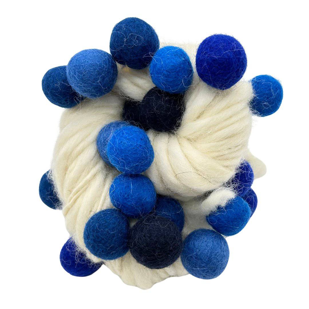 Handmade Thick and Thin New Zealand Wool Yarn for Texture Crafts