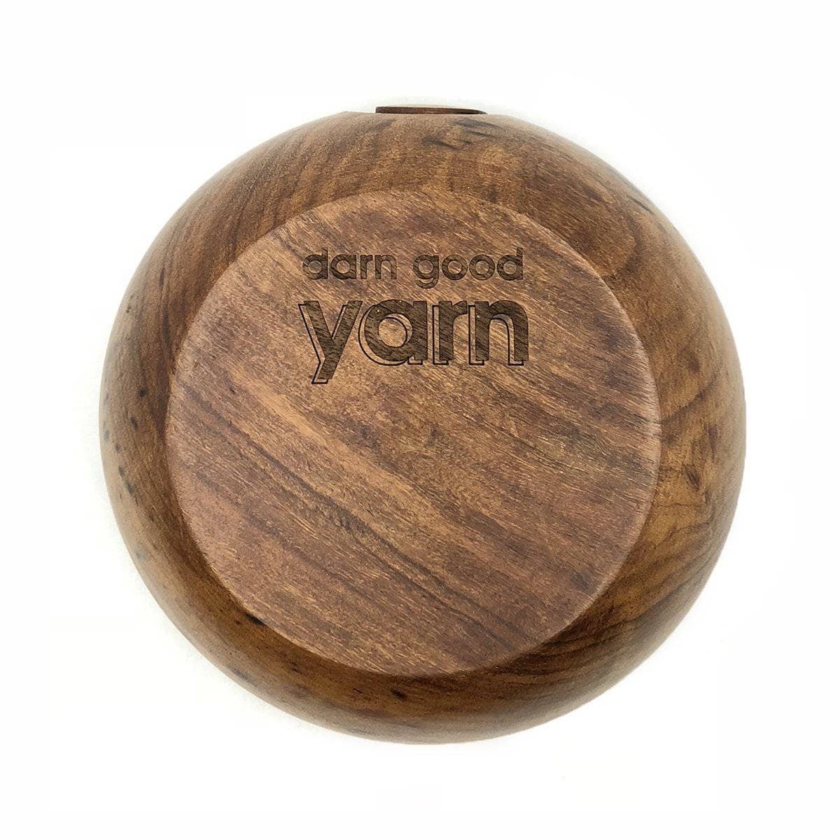 Handmade Sheesham Wood Yarn Bowl for Knitting and Crochet