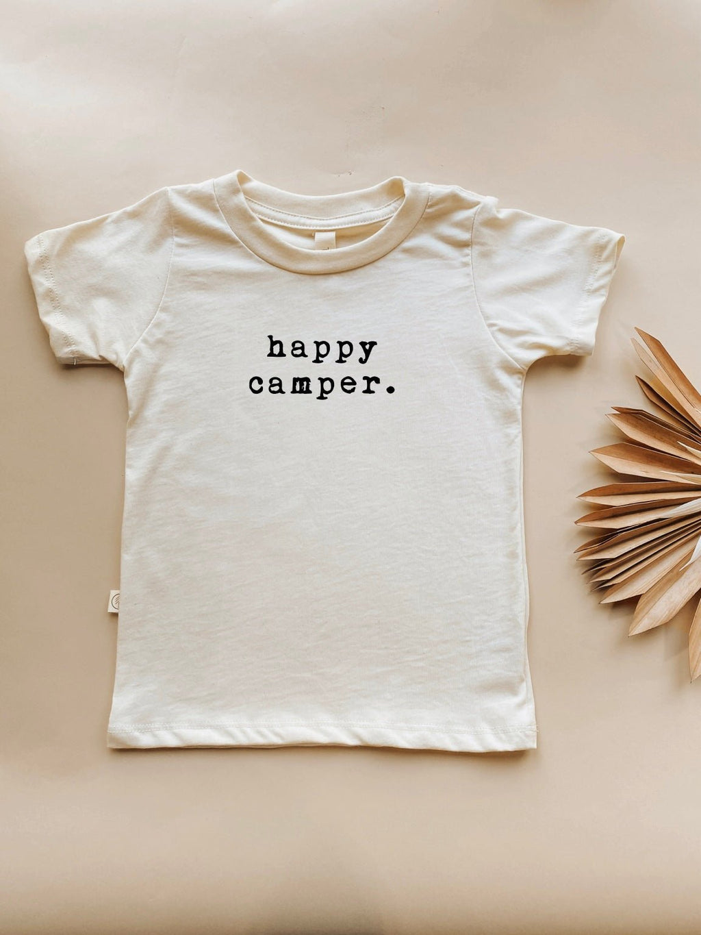 Happy Camper Organic Cotton Short Sleeve Toddler T-Shirt