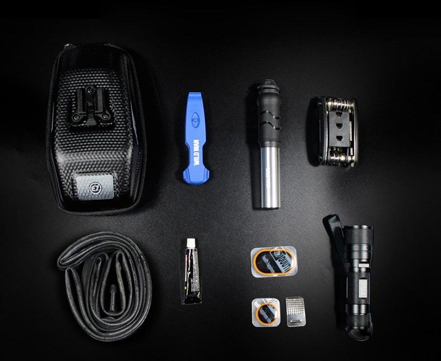 Hard Shell Waterproof Bike Seat Bag for Road and Mountain Bikes