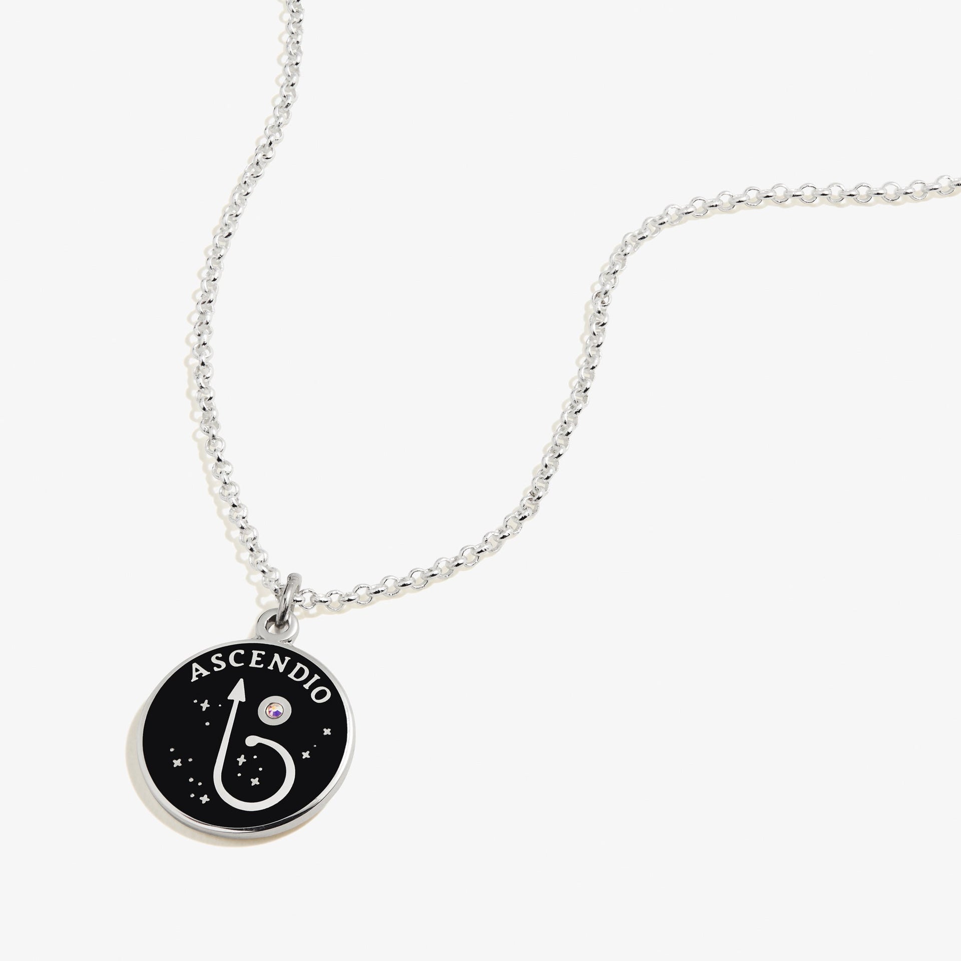 Harry Potter Ascendio necklace featuring an adjustable chain on a clean background.