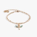 Harry Potter Flying Keys charm bracelet with an adjustable sliding clasp.
