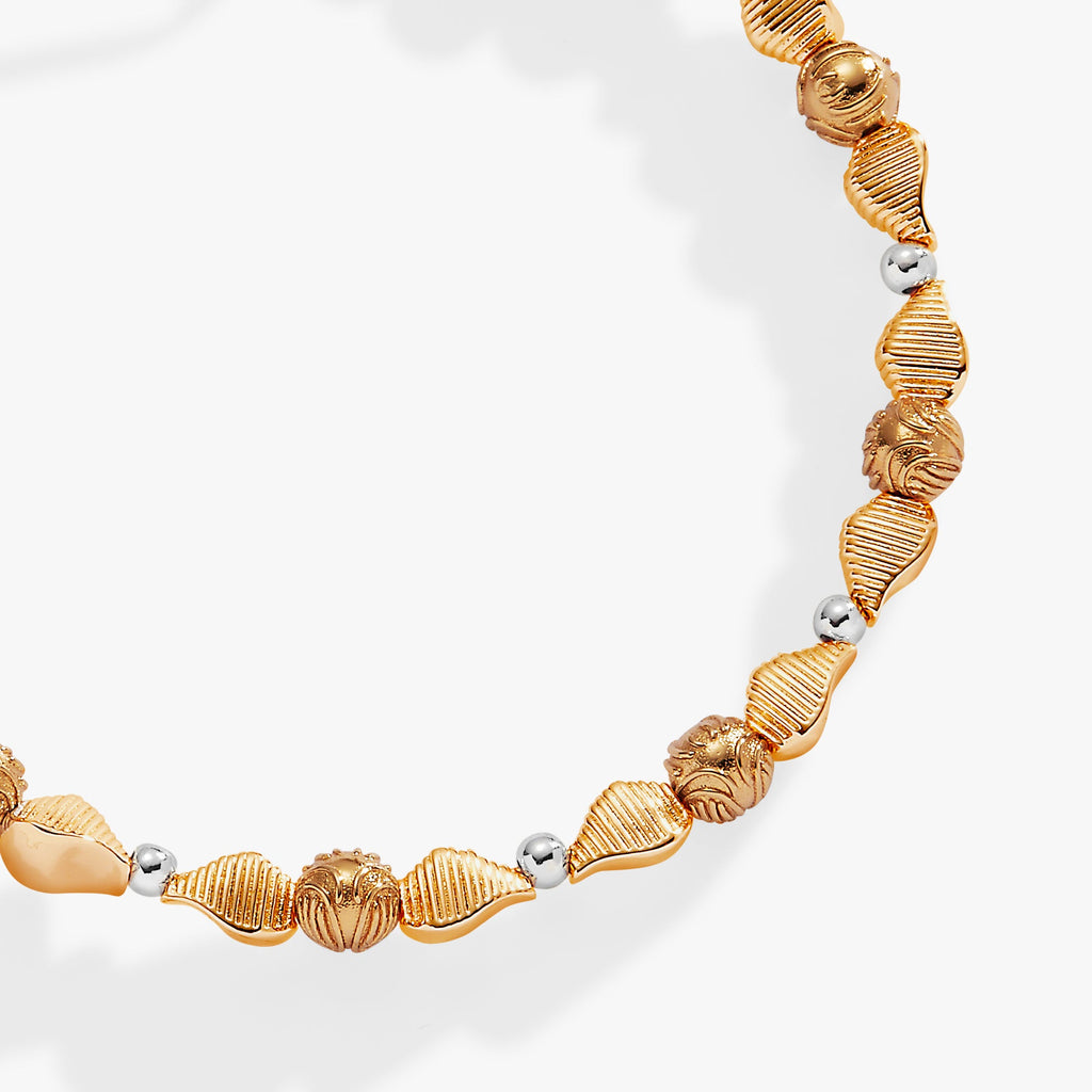 Golden Snitch Beaded Bangle Bracelet for Harry Potter Fans