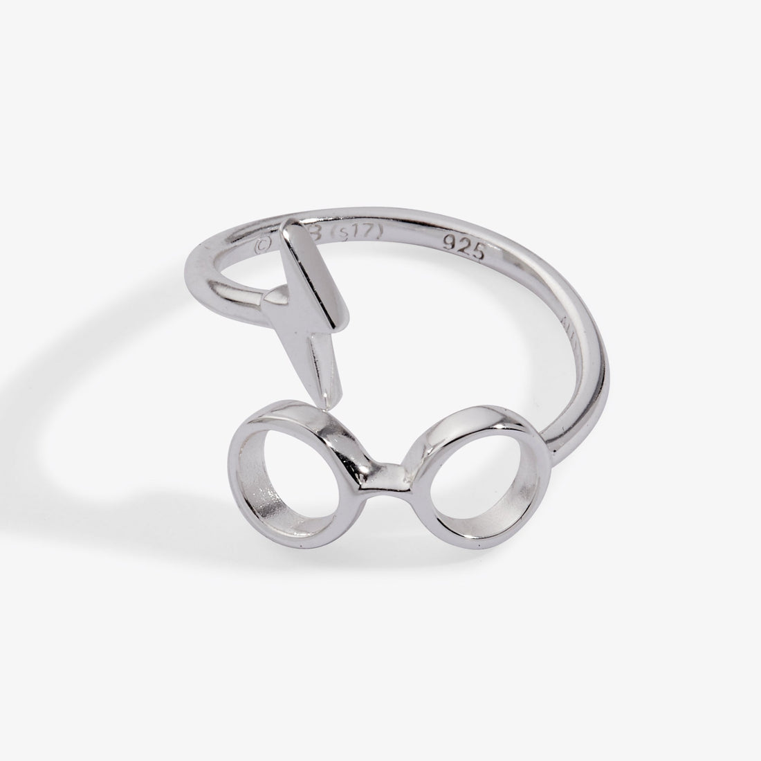 Harry Potter Glasses and Scar Wrap Ring in Sterling Silver 925