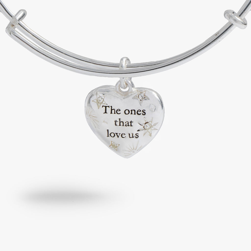 Harry Potter Heart Charm Bangle 'The Ones That Love Us'