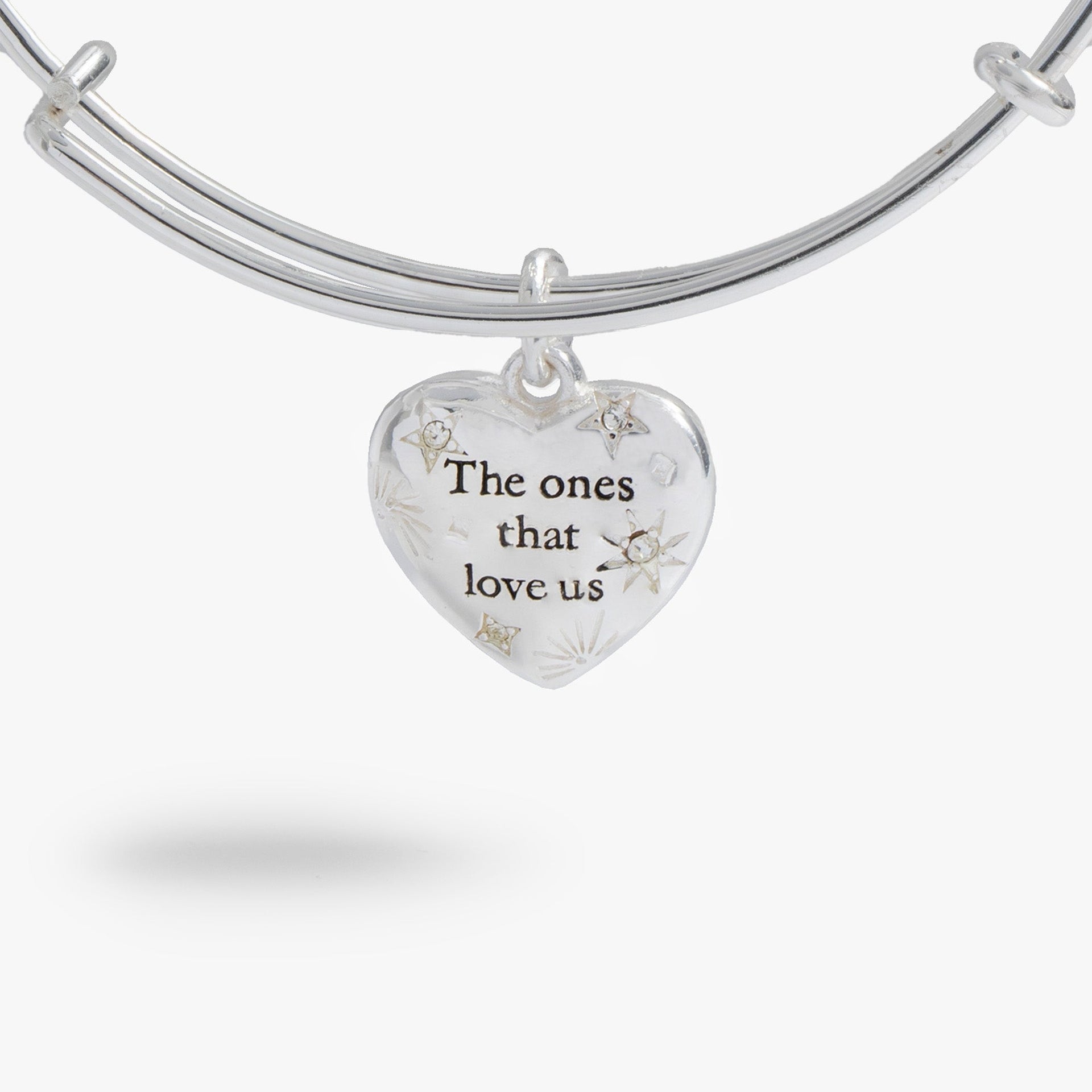 Harry Potter Heart Charm Bangle 'The Ones That Love Us'