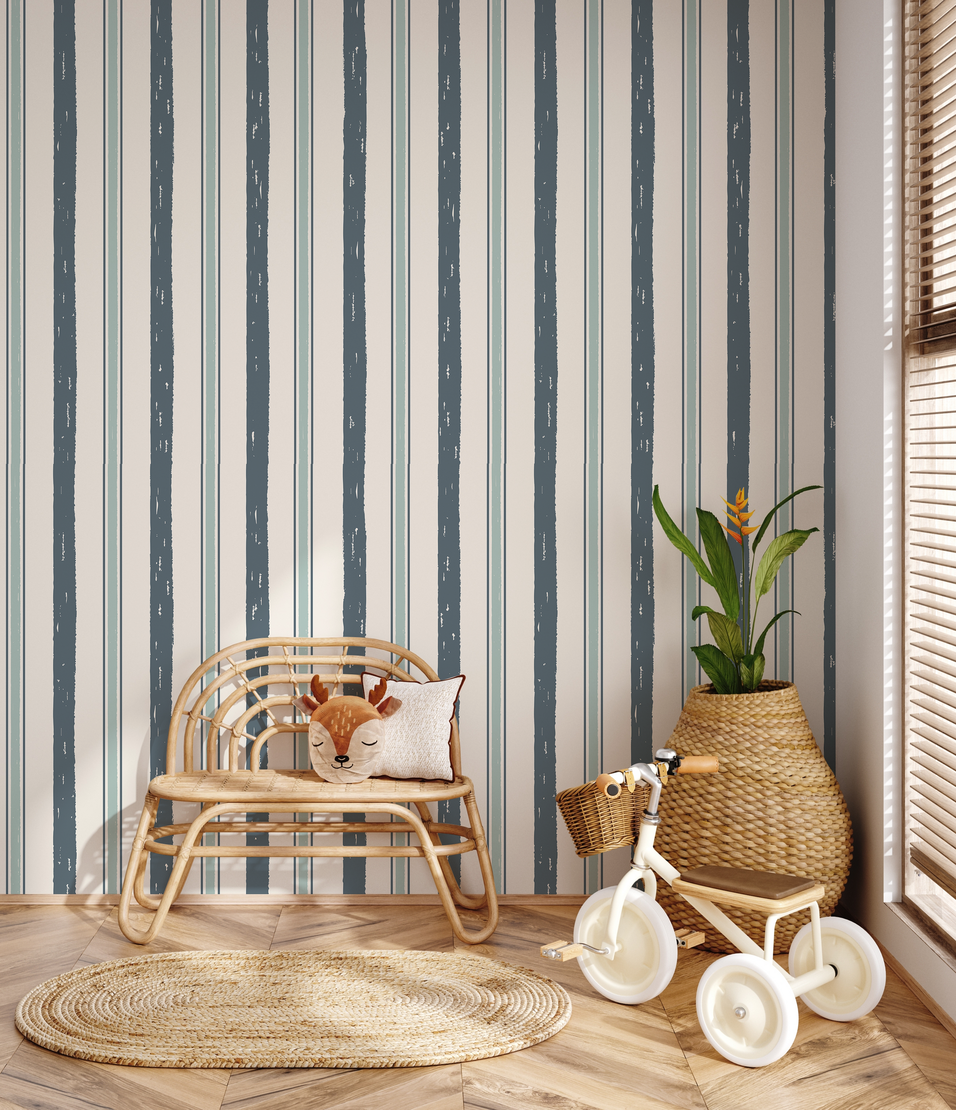 Harvey Removable Wallpaper by Kim Hallquist Designs