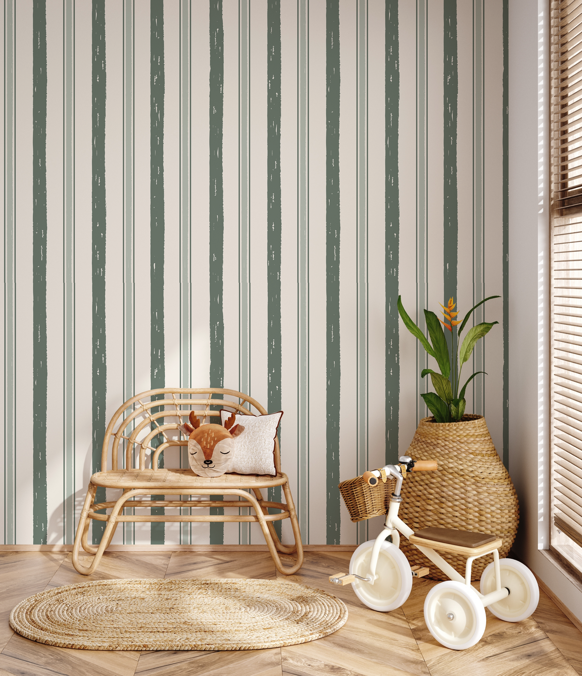 Harvey Removable Wallpaper by Kim Hallquist Designs