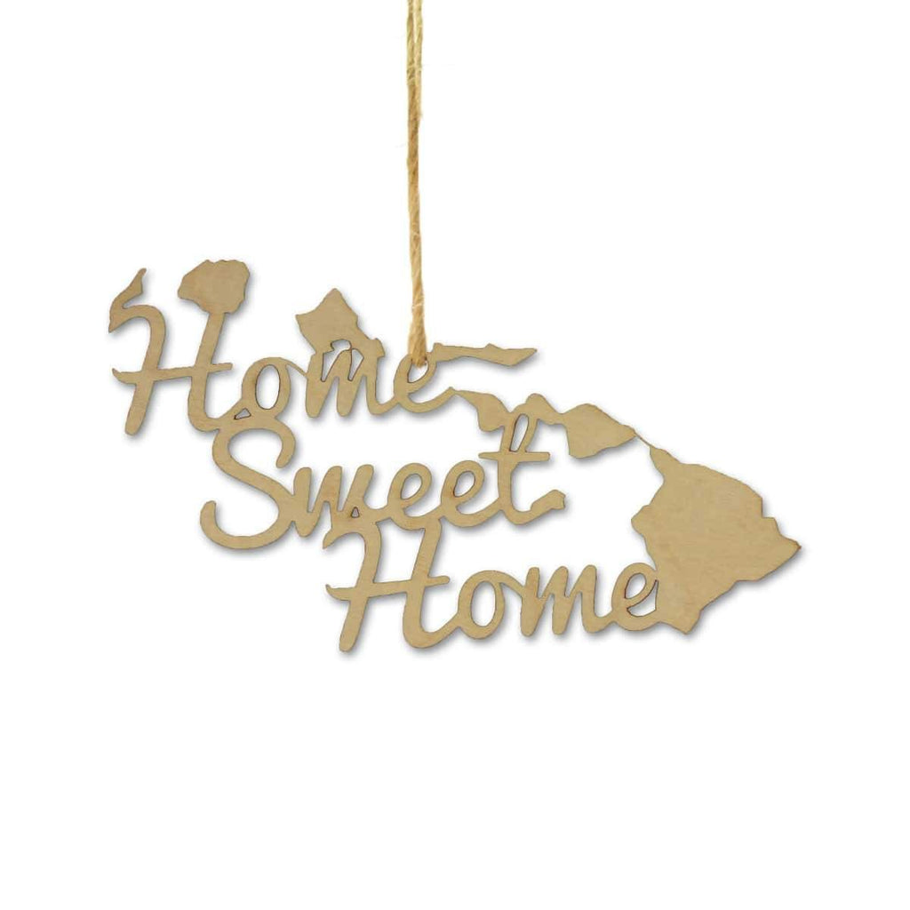 Hawaii Home Sweet Home Ornaments