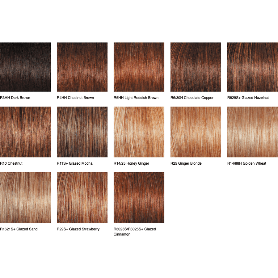100% Human Hair Headliner Wig in Strawberry Blonde or Golden