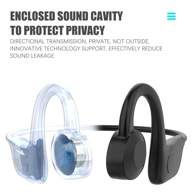 Single Wireless Bluetooth 5.0 Earpiece with CVC8.0 Noise Reduction