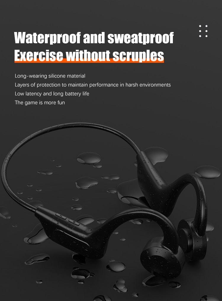Single Wireless Bluetooth 5.0 Earpiece with CVC8.0 Noise Reduction