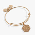 Healing Love Bangle with front knot design and back inscription